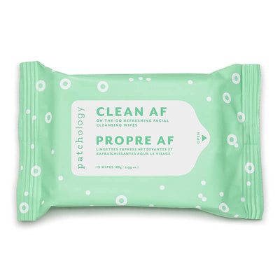 Patchology Clean AF Facial Cleansing Wipes, 15 ct
