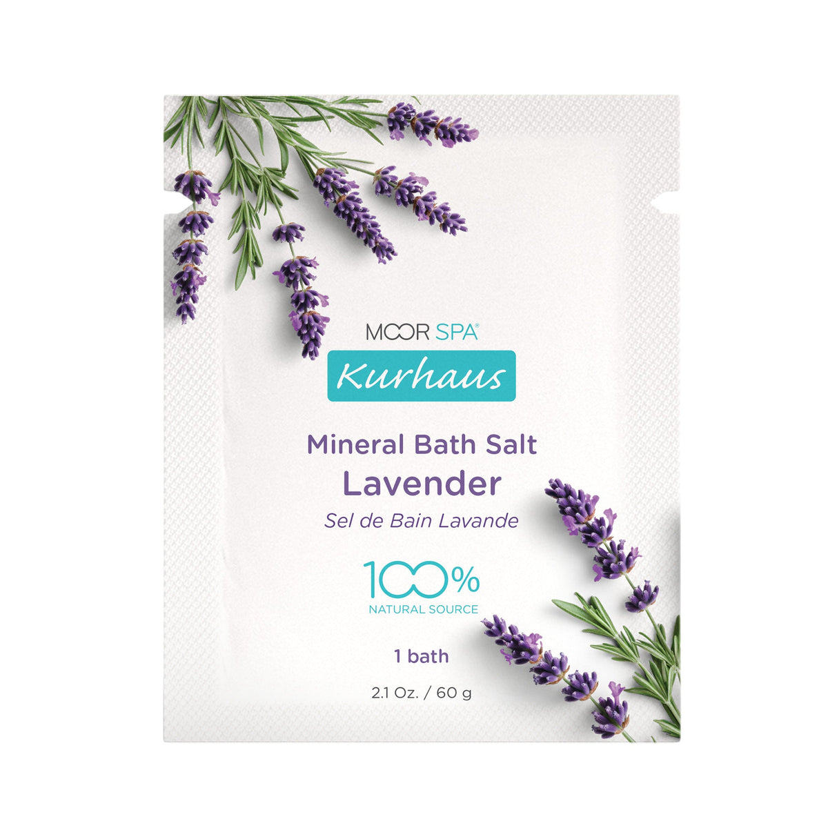 Kurhaus Mineral Bath Salt, Lavender