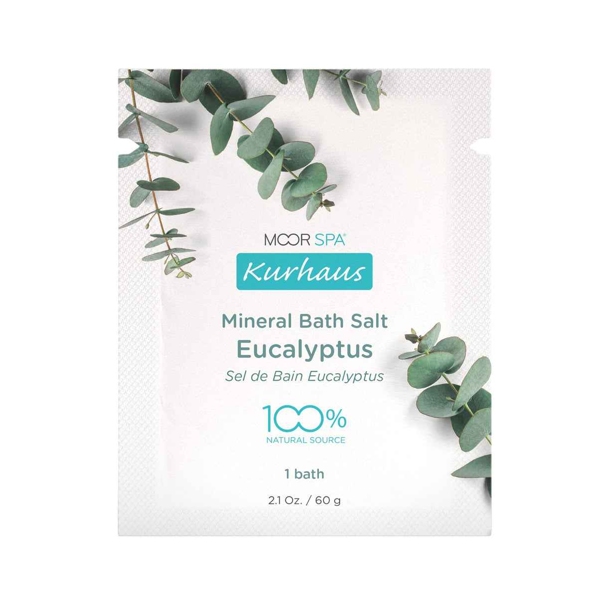 Kurhaus Mineral Bath Salt, Eucalyptus