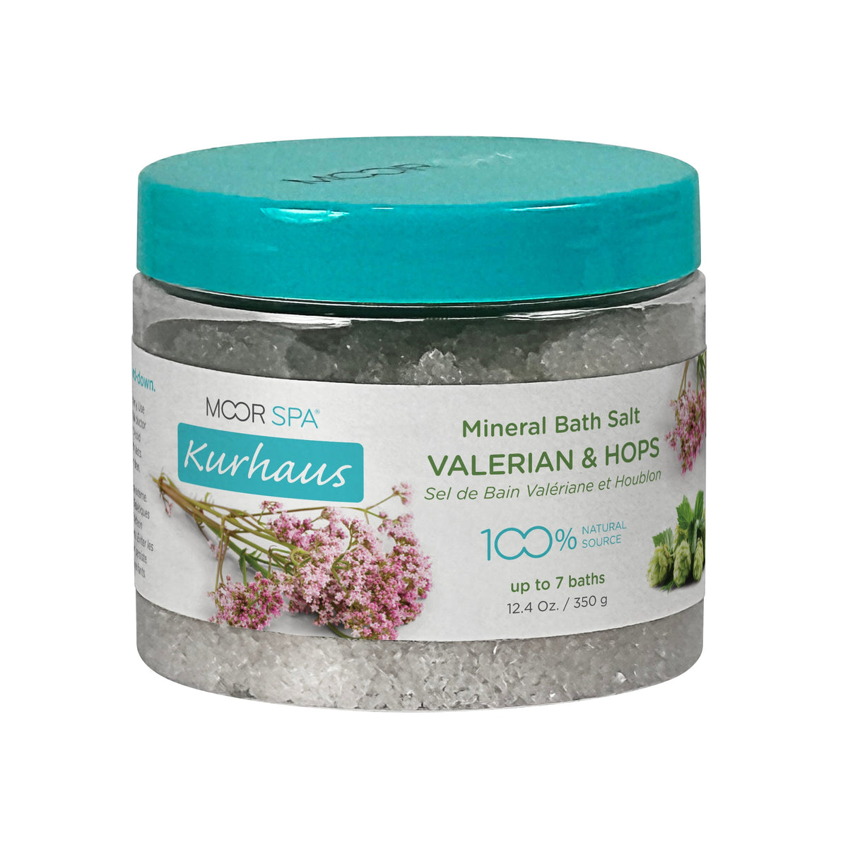 Kurhaus Mineral Bath Salt, Valerian & Hops
