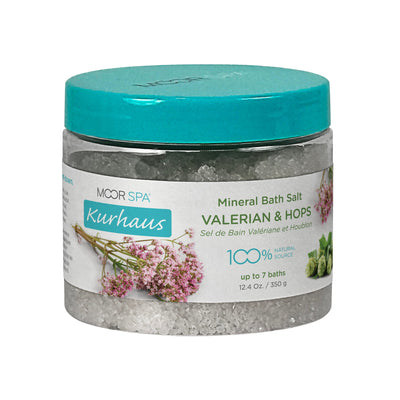Kurhaus Mineral Bath Salt, Valerian & Hops
