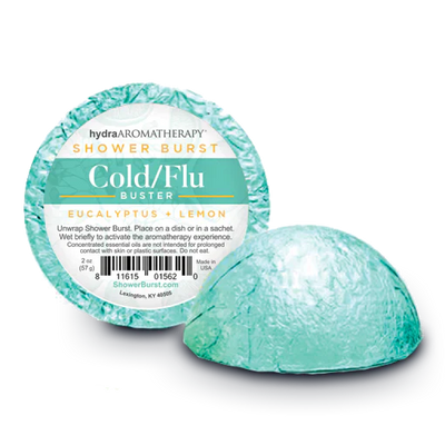 eucalyptus and lemon aromatherapy shower burst