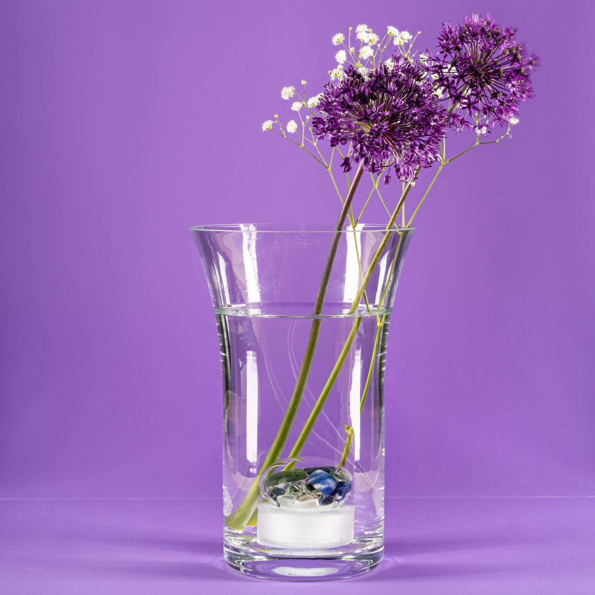 VitaJuwel Crystal Flower Vase, Flora