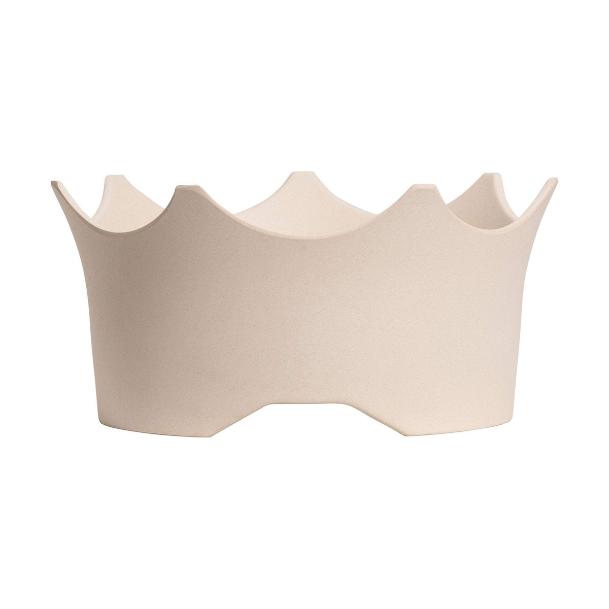 VitaJuwel CrownJuwel Pet Bowl, Natural White